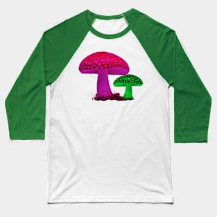 Mushrooms from Afar Baseball T-Shirt